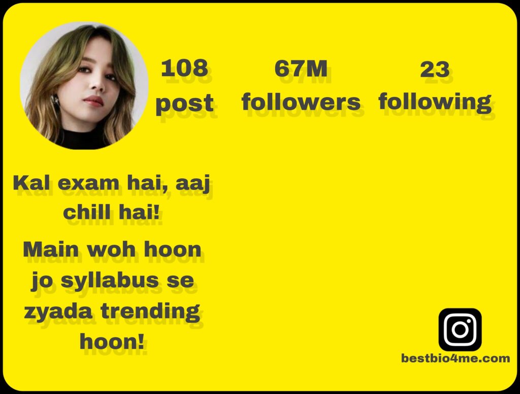 Best College student bio for instagram (copy and paste) 2025