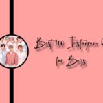 Best Instagram Bio for Boys 2025 – Attitude, Style & Swag