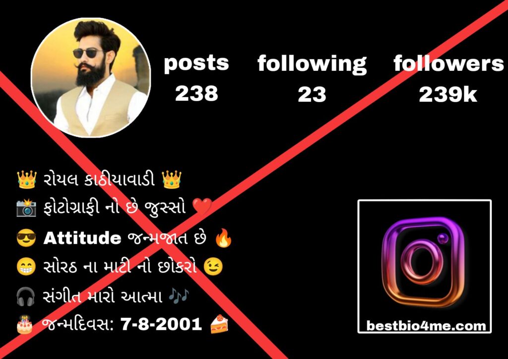 Site Icon ← Back to WordPress Editor · Post Ctrl+K 76 / 100 0 / 100 Save 123+ Best Instagram Bio in Gujarati – Attitude & Stylish