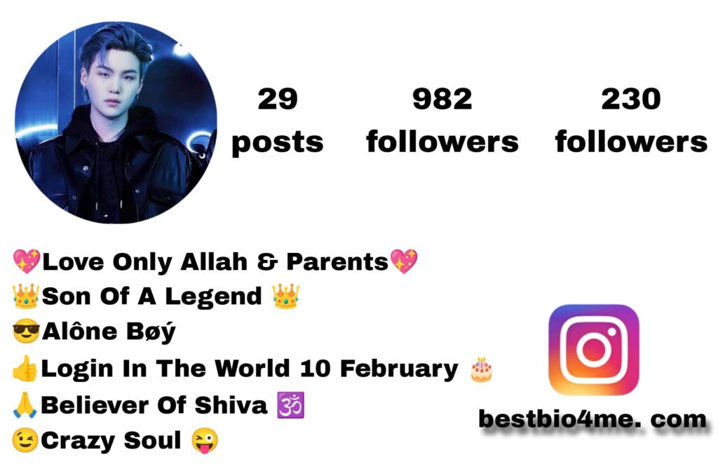 【195+】New Instagram Bio For Boys (2025) | Stylish,Vip & Attitude