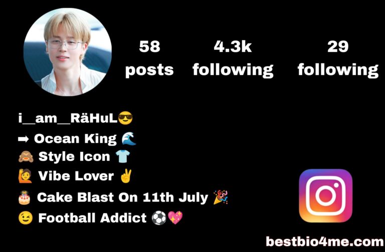 Top 700+ Instagram Bio For Boys, Attitude Stylish & VIP Bio