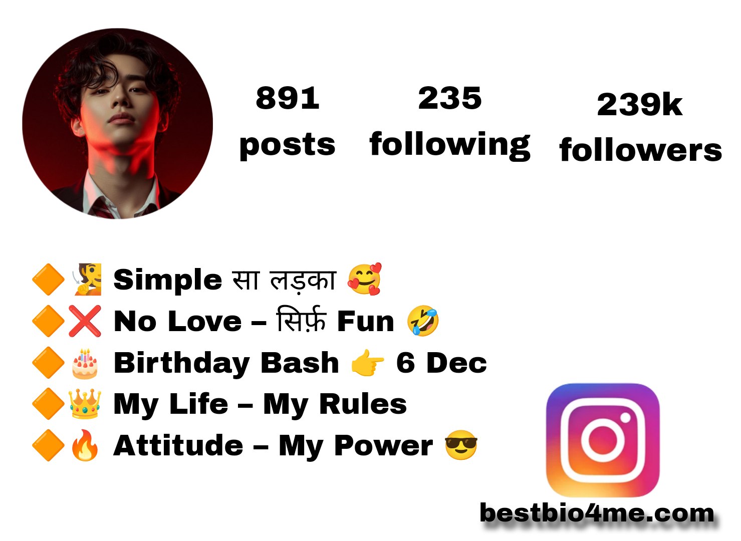 Best Instagram Bio for Boys 2025 – Attitude, Style & Swag