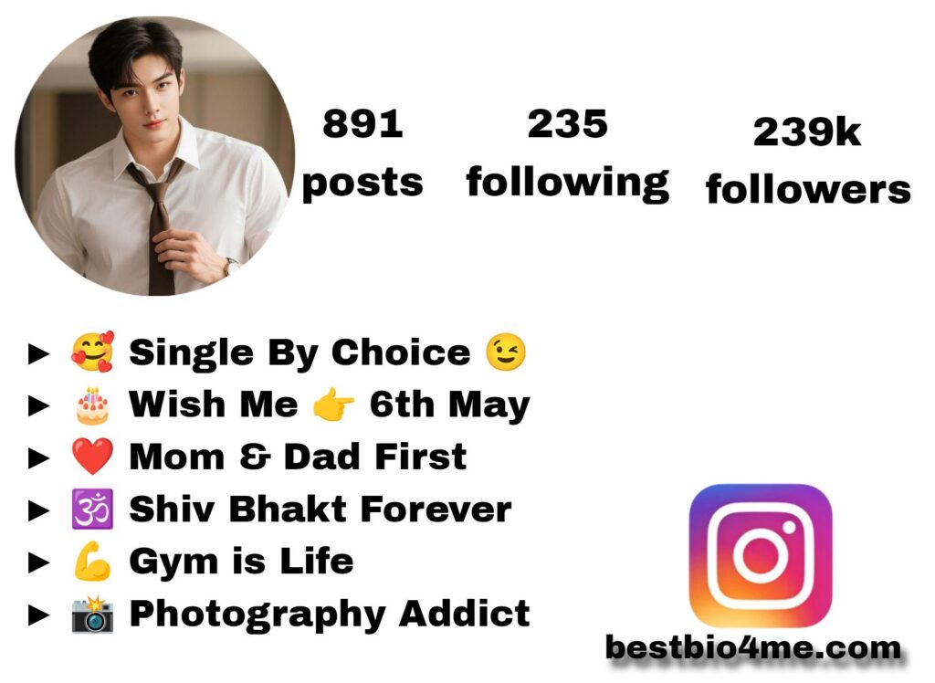 Best Instagram Bio for Boys 2025 – Attitude, Style & Swag