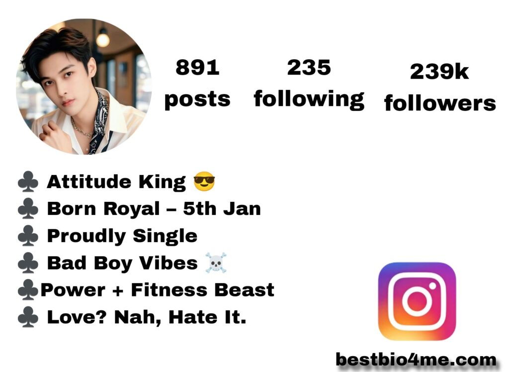 Best Instagram Bio for Boys 2025 – Attitude, Style & Swag