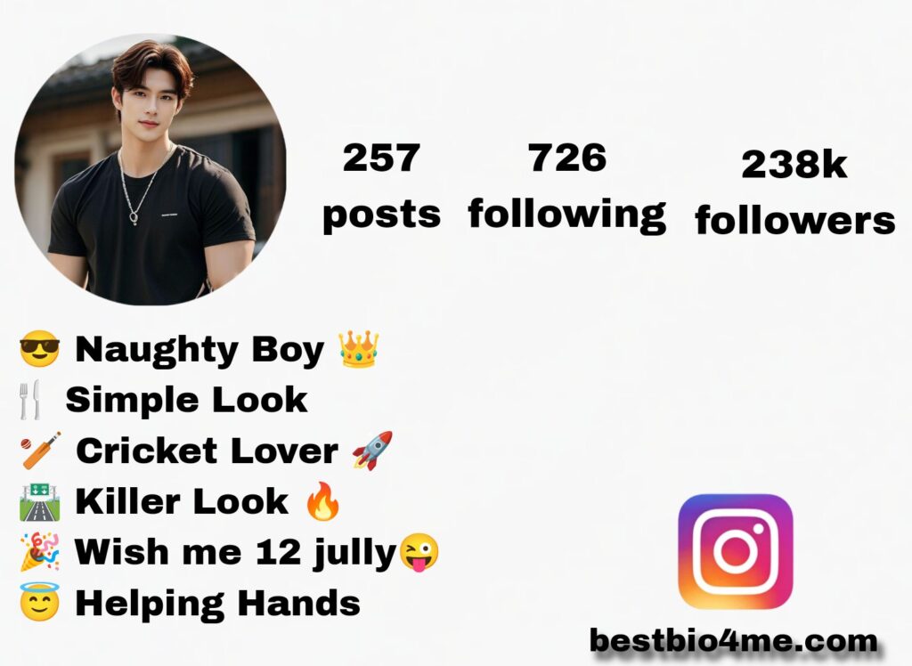Best Instagram Bio For Boys | Attitude, Stylish & Vip Bio (2025)