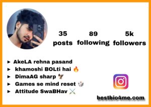 Best 1803+ 2 Line Instagram Bio | Attitude And Stylish