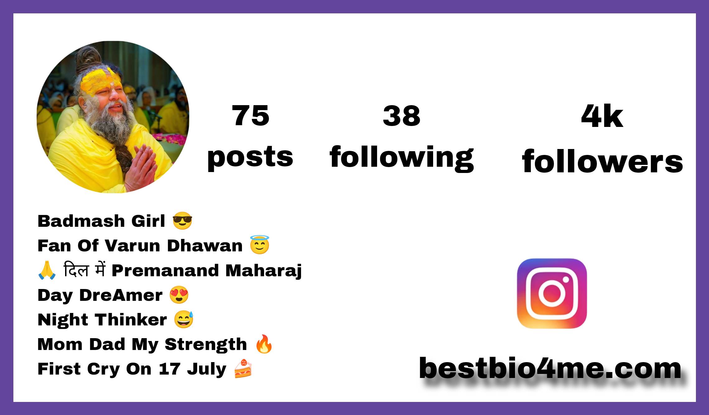273+ Best Premanand Maharaj Bio For Instagram